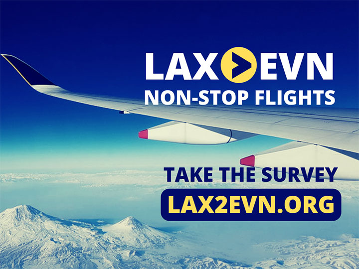 ANCA Strategic Survey On Non-Stop US to Yerevan Flights - LAX to EVN